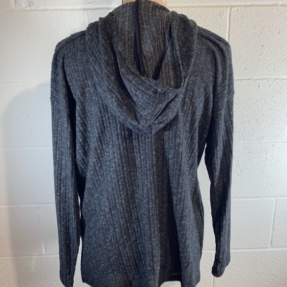 All In Favor Charcoal Gray Hoodie Sweater Large - Picture 4 of 9